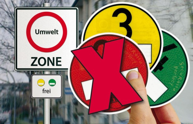 Umweltzonen - Darmstadt führt Plakette ein