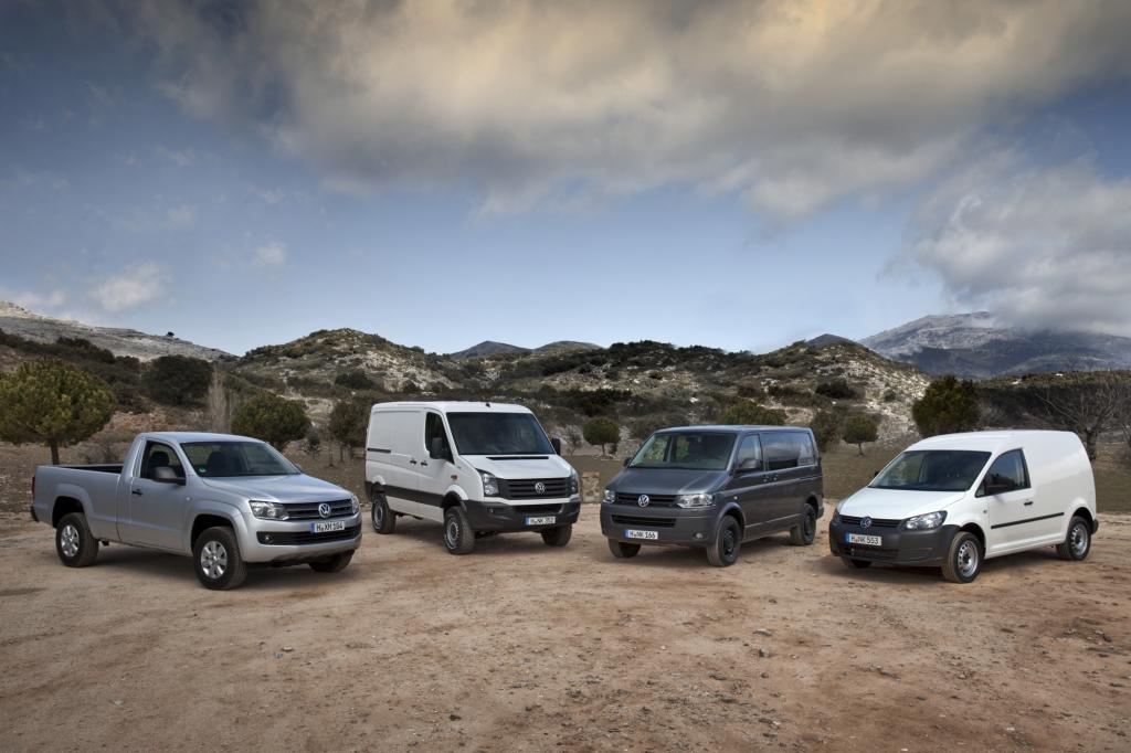 VW Amarok, Crafter, Transporter und Caddy