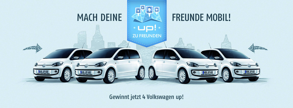 Vier Volkswagen Up für die pfiffigste Idee