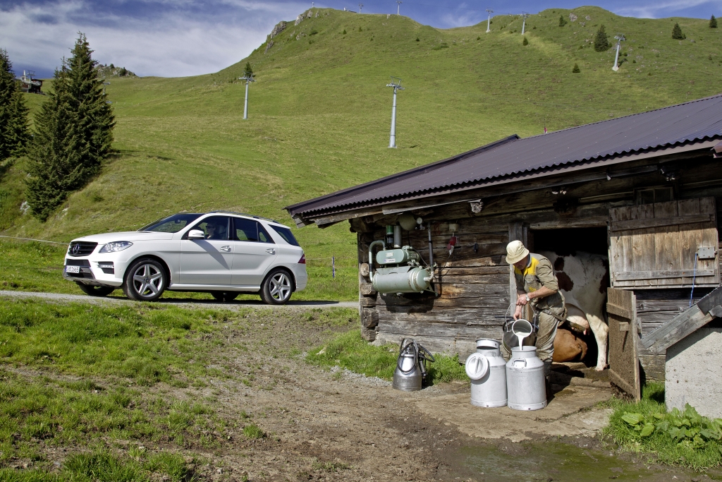 Voll im Trend: Genügsamer Mercedes ML 350 BlueTec