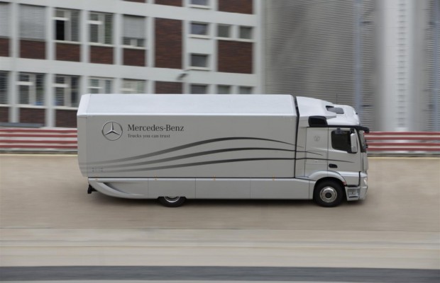 Aerodynamik-Lkw - Durch den Wind geschnitten