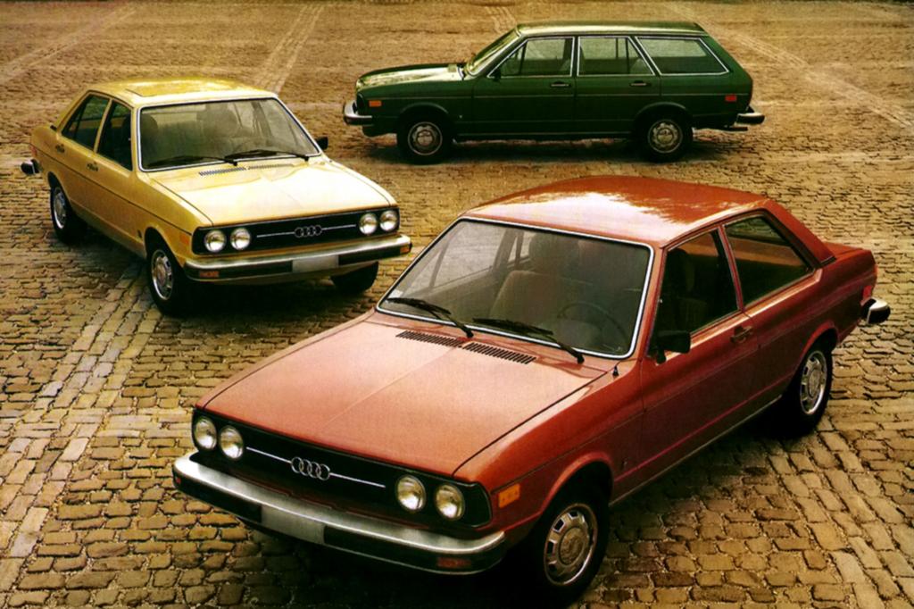 Audi Vox Modellpalette ab 1976