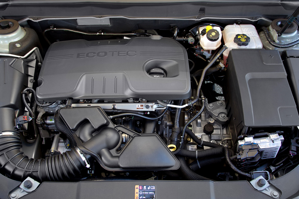 Chevrolet Malibu: Blick unter die Haube auf den Ecotec-Motor. 