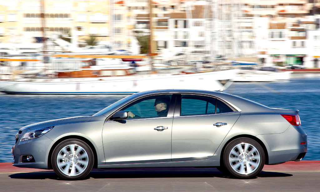 Chevrolet Malibu: Und so sieht die neue Mittelklasse der Amerikaner von der Seite aus.