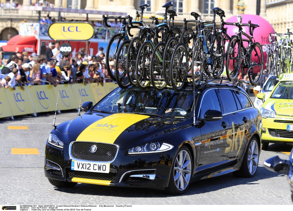Jaguar XF Sportbrake begleitet Großbritannien-Rundfahrt