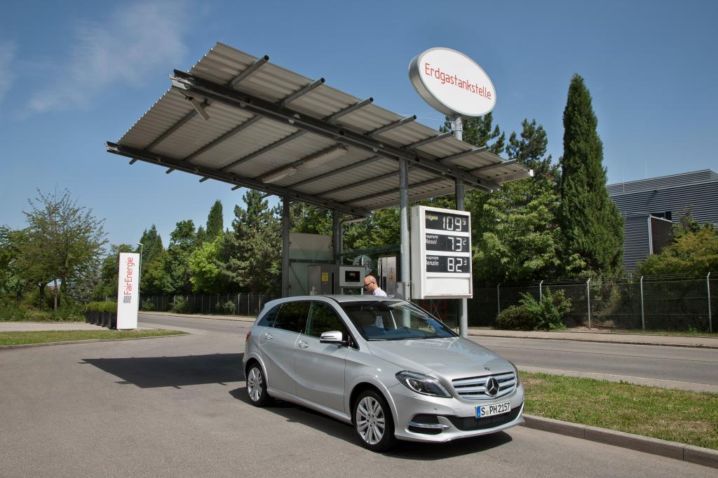 Mercedes B-Klasse mit Erdgas
