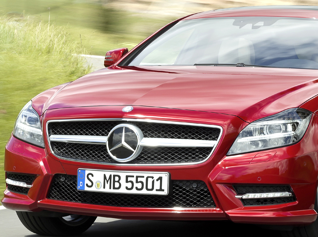 Mercedes CLS Shooting Brake: Blick auf die Frontpartie. 