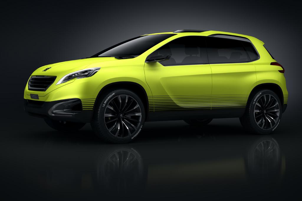 Mit der Studie 2008 Concept präsentieren die Franzosen einen Kleinwagen-SUV-Minivan