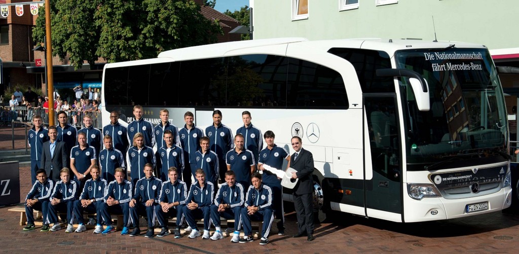 Neuer Bus für die Deutsche Nationalmannschaft