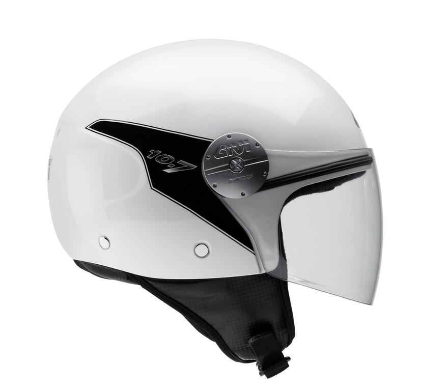 Neuer Givi-Helm für kleine Staufächer