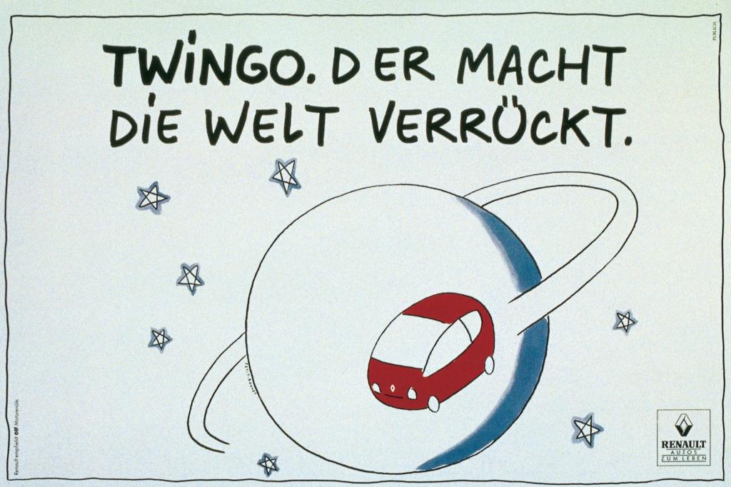So kündigte die Renault-Werbung den neuen Kleinwagen an