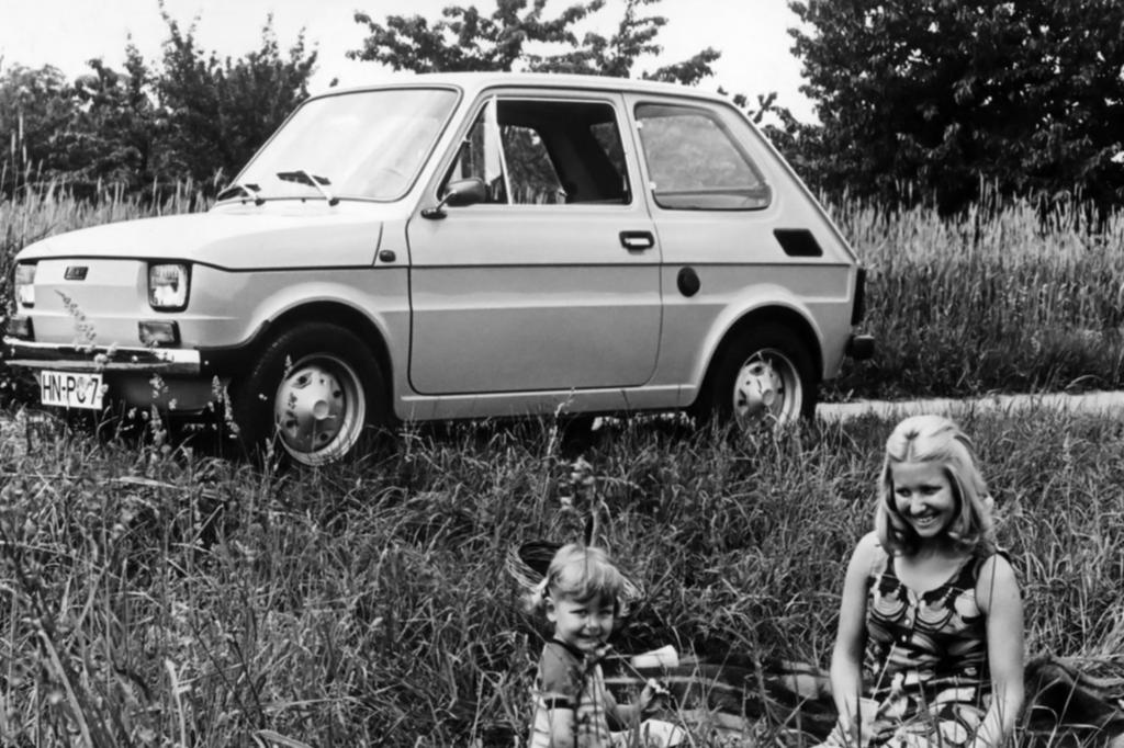 Sogar Wohnwagen durfte der polnische Fiat ins Schlepptau nehmen.