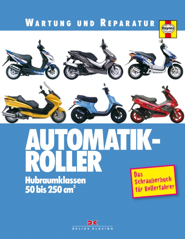 auto.de-Buchtipp: Automatik-Roller – das Schrauberbuch für Rollerfahrer