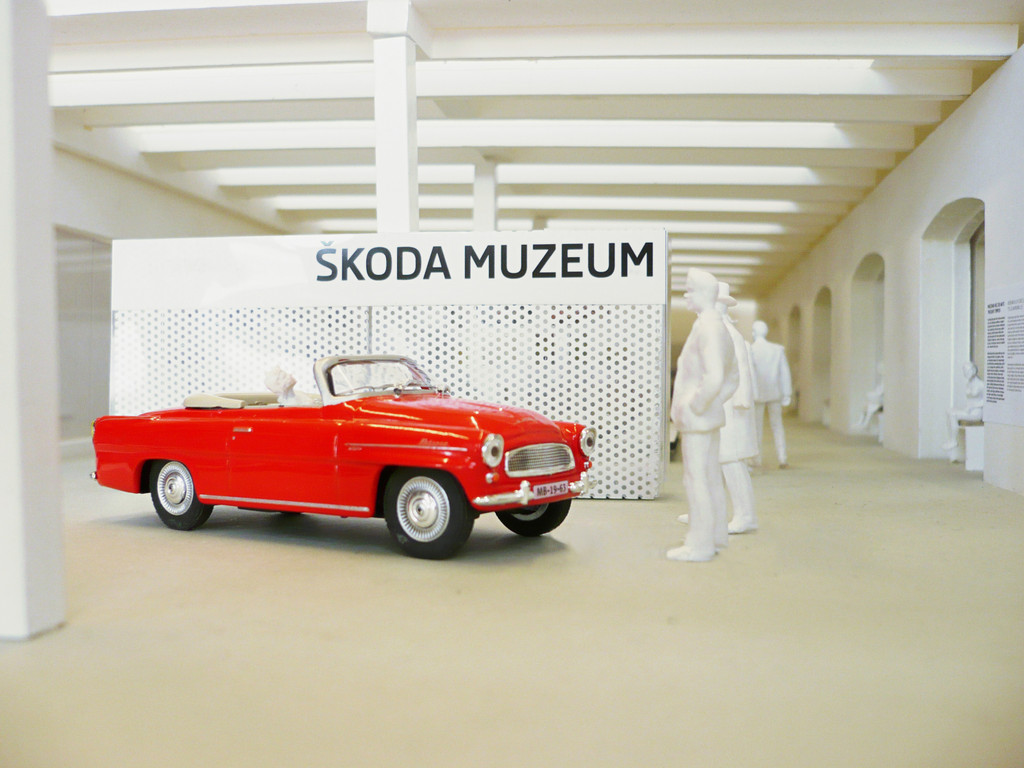 Škoda-Museum kurz vor der Wiederöffnung