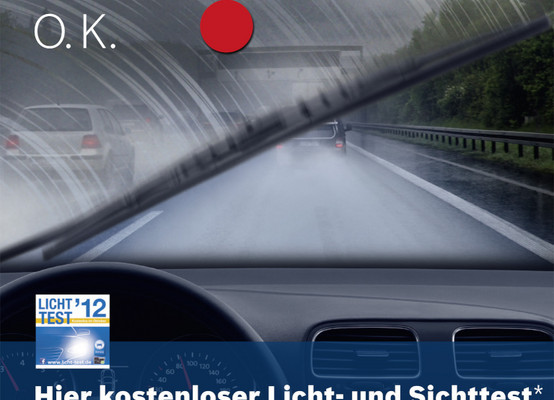 Bosch bietet Licht-Test mit Scheibenwischer-Check an