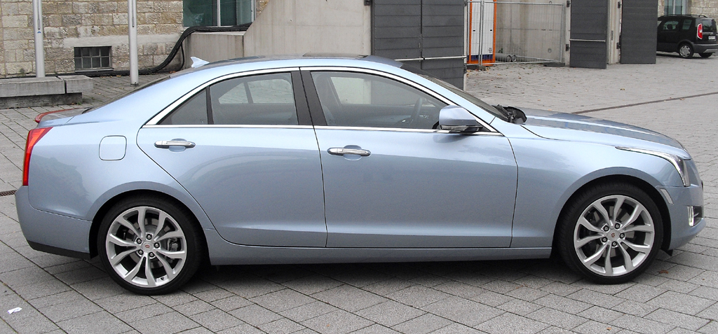 Cadillac ATS: Und so sieht das amerikanische Premium-Kompaktmodell von der Seite aus.