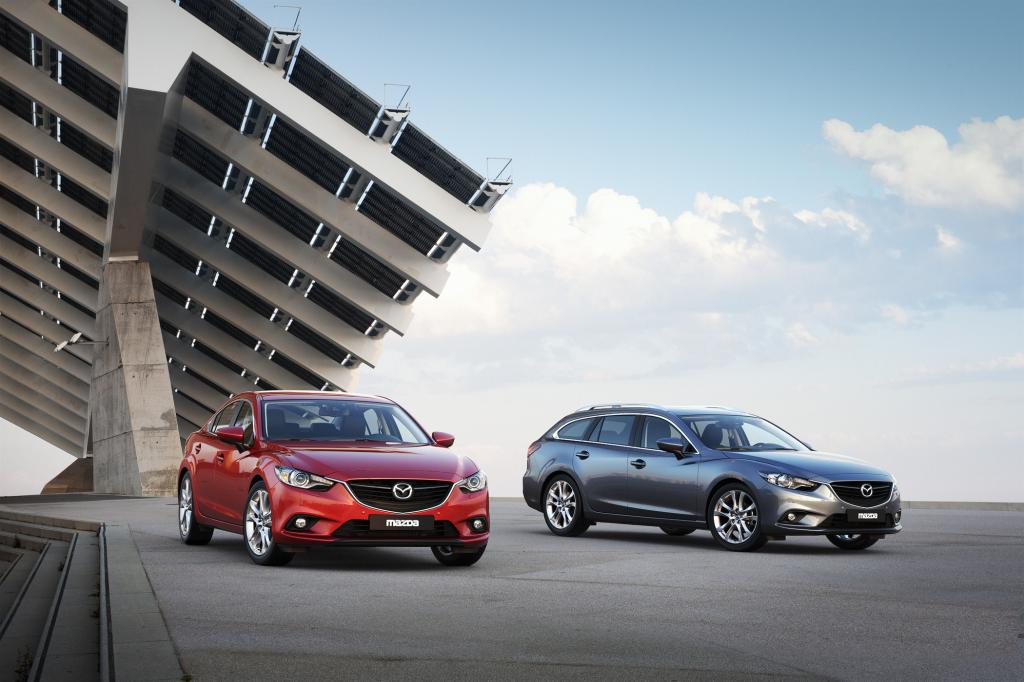 Dass Limousine und Kombi des neuen Mazda6 zum gleichen Preis angeboten werden, ist ein Novum in der Klasse.