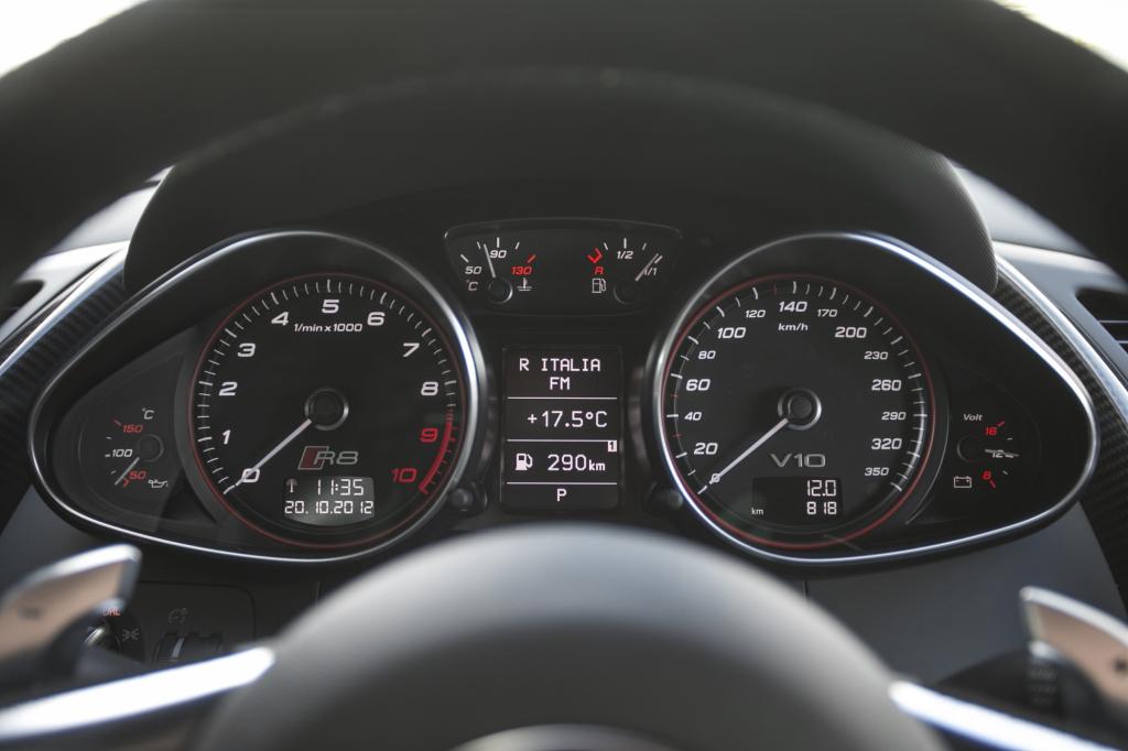 Der Tacho geht bis 350 km/h