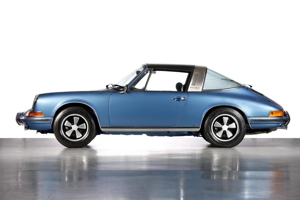 Der Targa hat nicht die fließenden Formen des Coupes