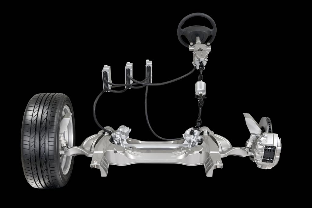 Die Lenkung hat ein mechanisches Back-up