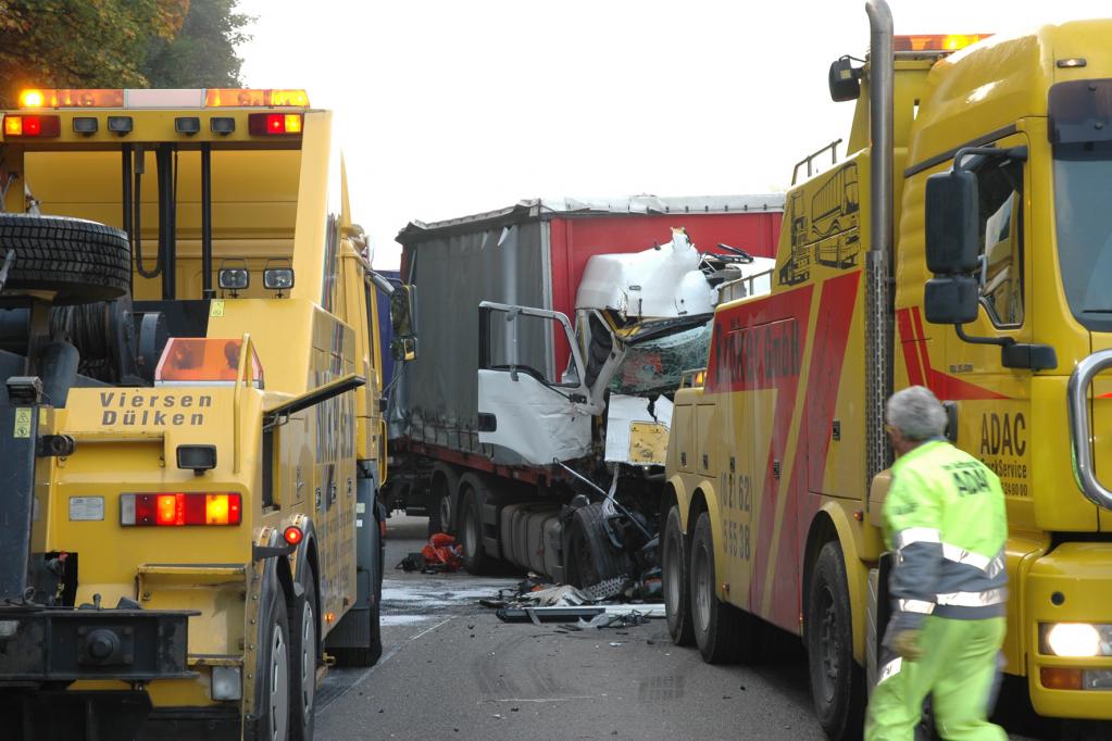 Ein Sicherheitskokon soll Lkw vor Unfällen schützen