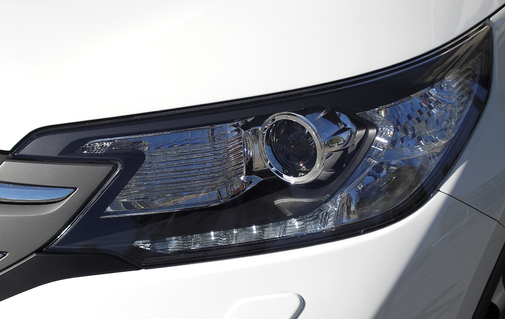 Honda CR-V: Die Leuchteinheit vorn ist horizonzal ausgerichtet. 
