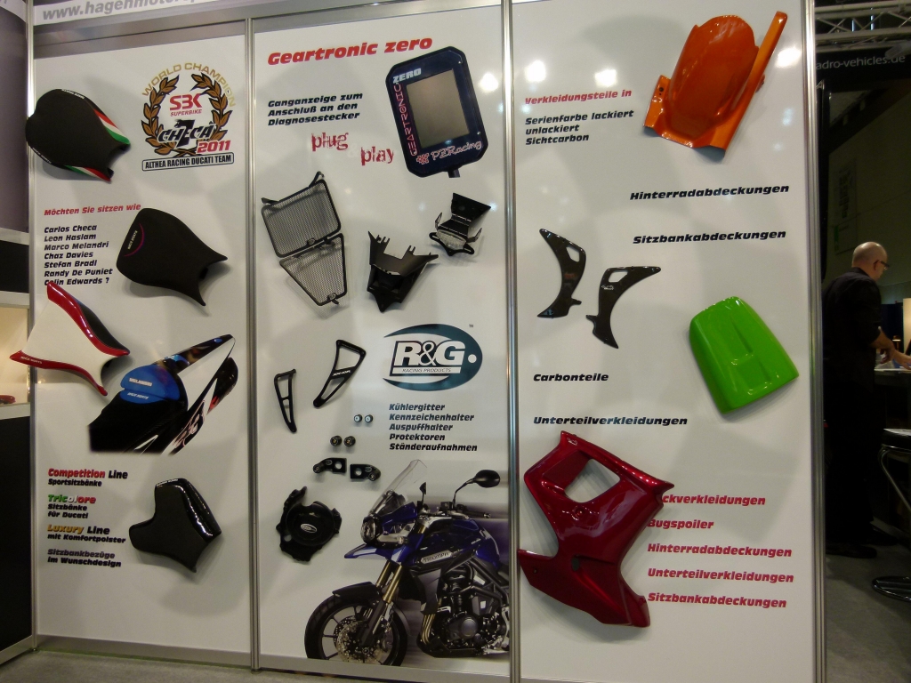 Intermot Köln 2012: Ausstattung, Bekleidung & Zubehör