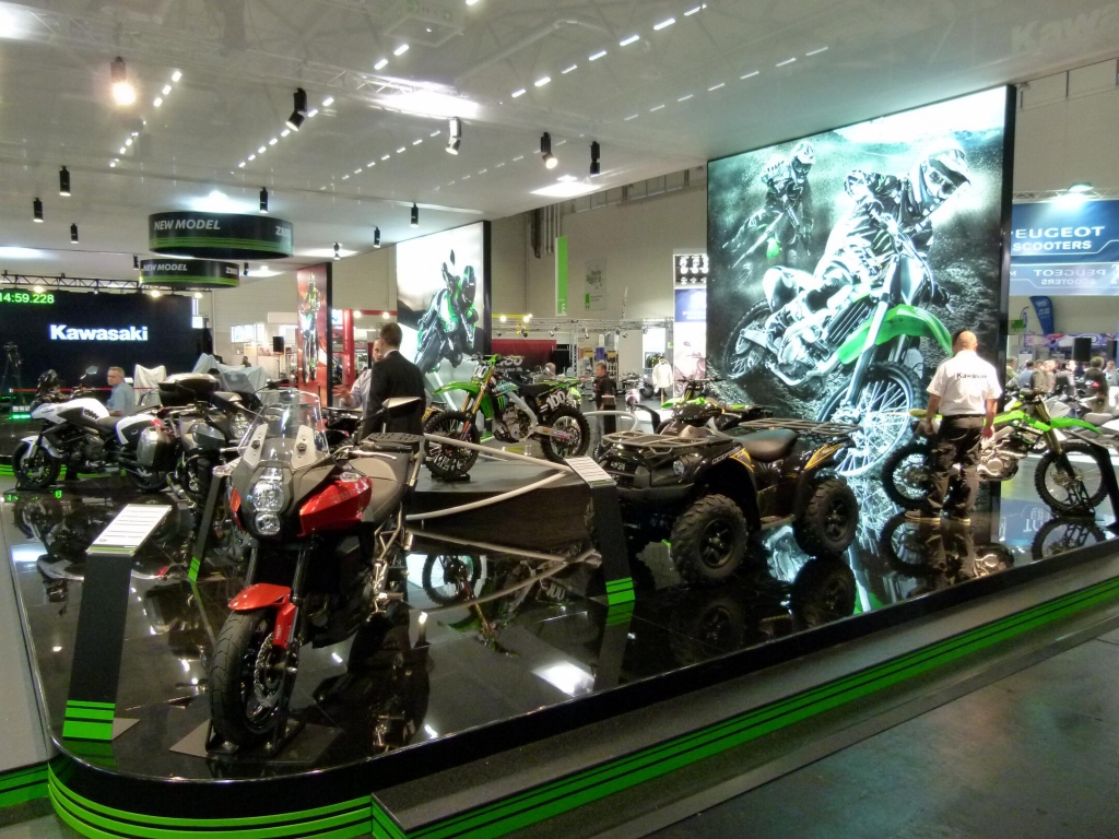 Intermot Köln 2012: Premierenfeuerwerk auf der Motorradmesse
