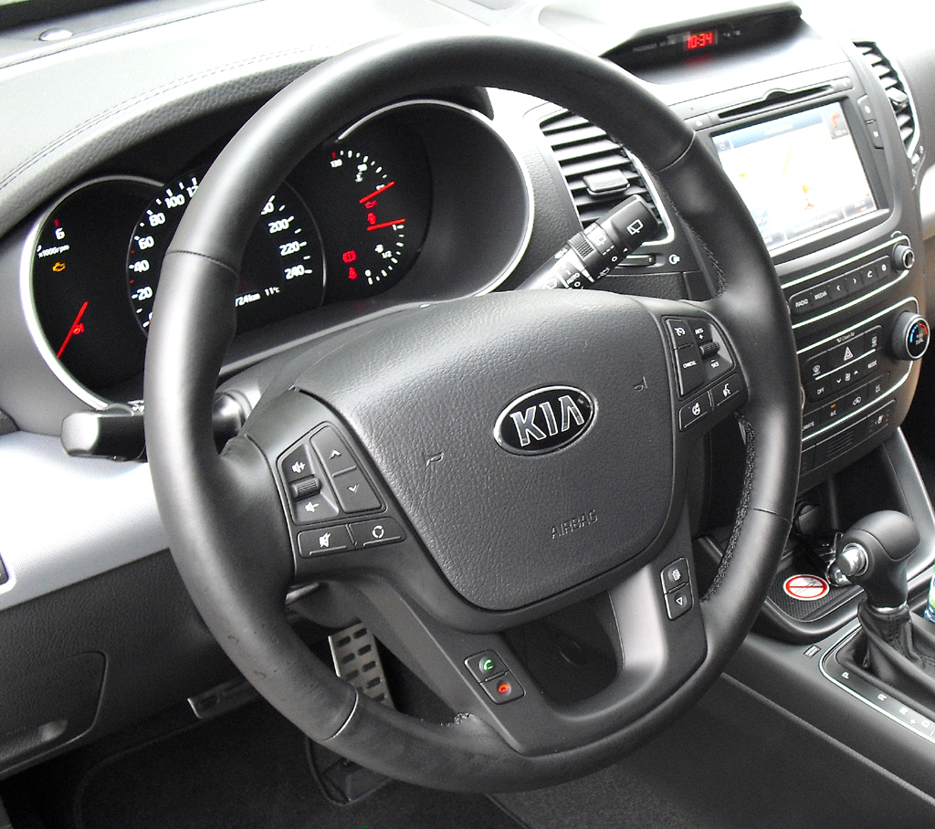 Kia Sorento: Blick ins Cockpit. 