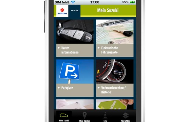 Kostenlose Service-App von Suzuki