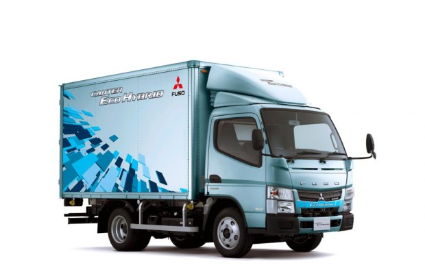 Lkw: Fuso Canter Eco Hybrid bald auch in Europa