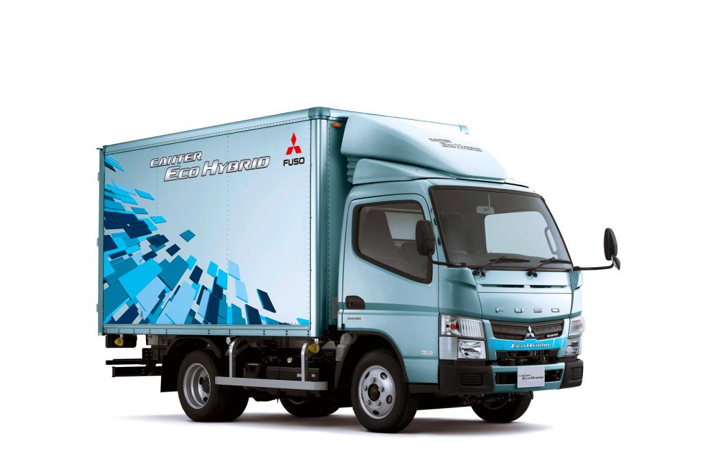 Lkw: Fuso Canter Eco Hybrid bald auch in Europa