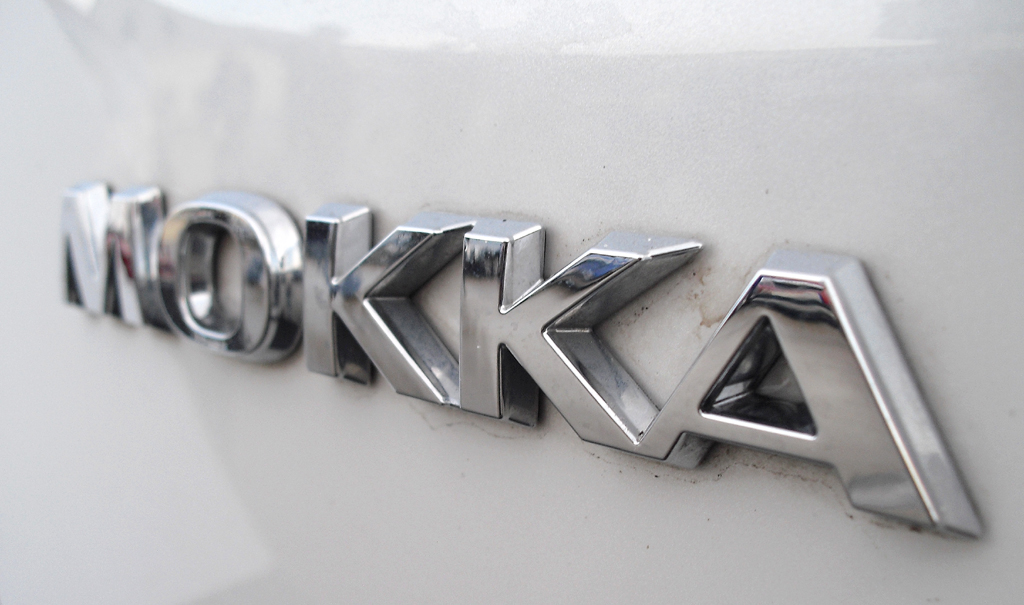 Opel Mokka: Modellschriftzug am Heck. 