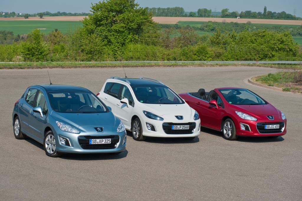 Peugeot 308 Modellfamilie 2012