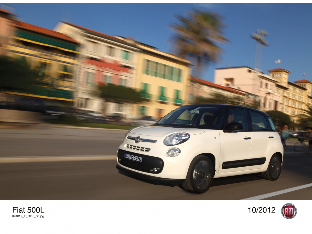 Pressepräsentation Fiat 500L: In Funktionalität eine Eins