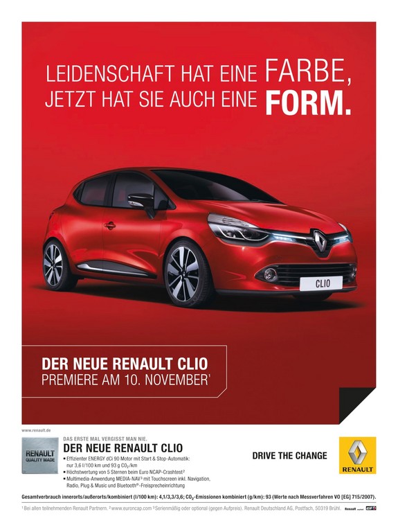 Renault feiert neuen Clio mit Werbekampagne
