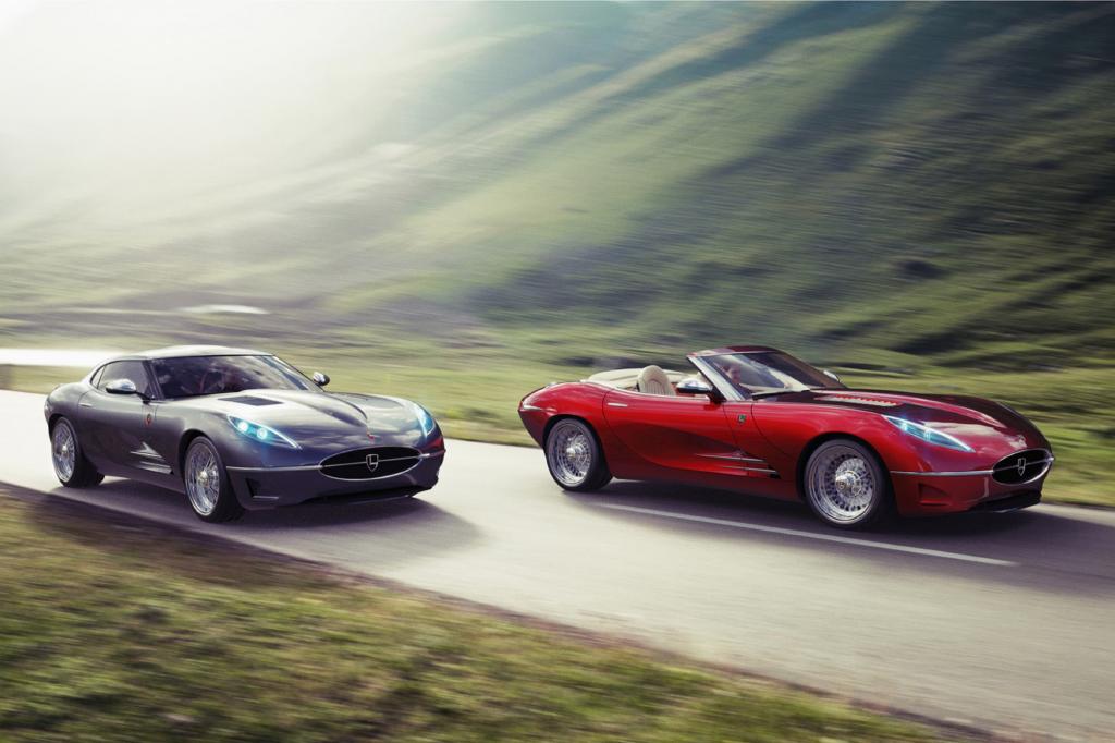 StarkesOptisch lehnt sich die Kleinserie an den legendären Jaguar E-Type an