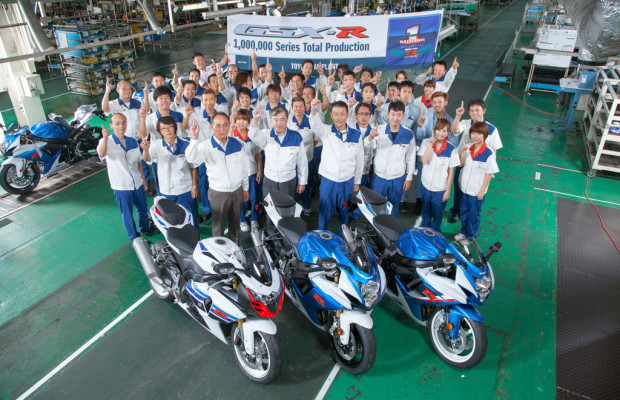 Suzuki GSX-R kommt auf eine Million Einheiten
