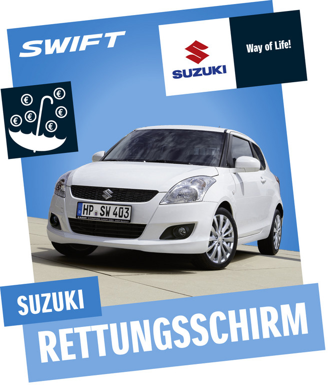Suzuki gibt Finanzspritze bei Fahrzeugkauf
