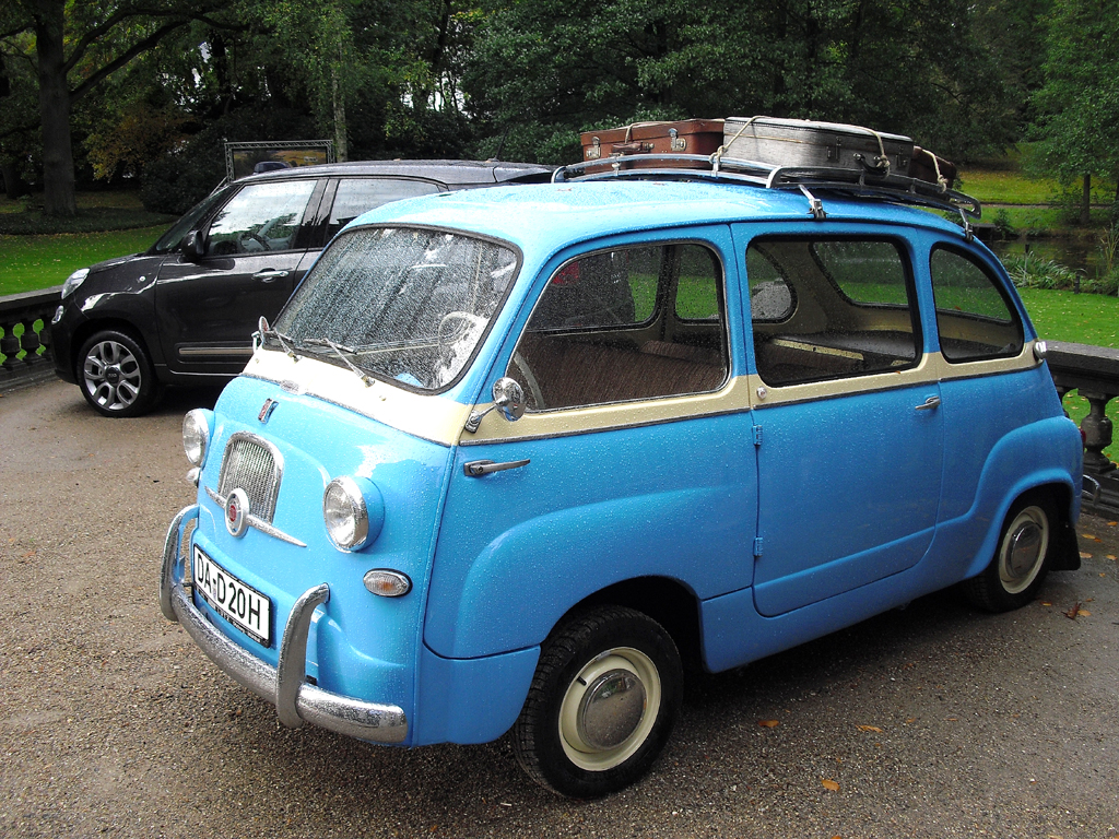 Ur-Ahn I: Fiat 600 Multipla aus dem Jahr 1956. 