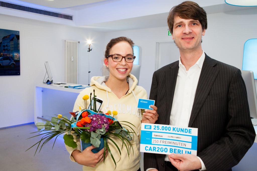 25 000 Car2go Kunden in Berlin