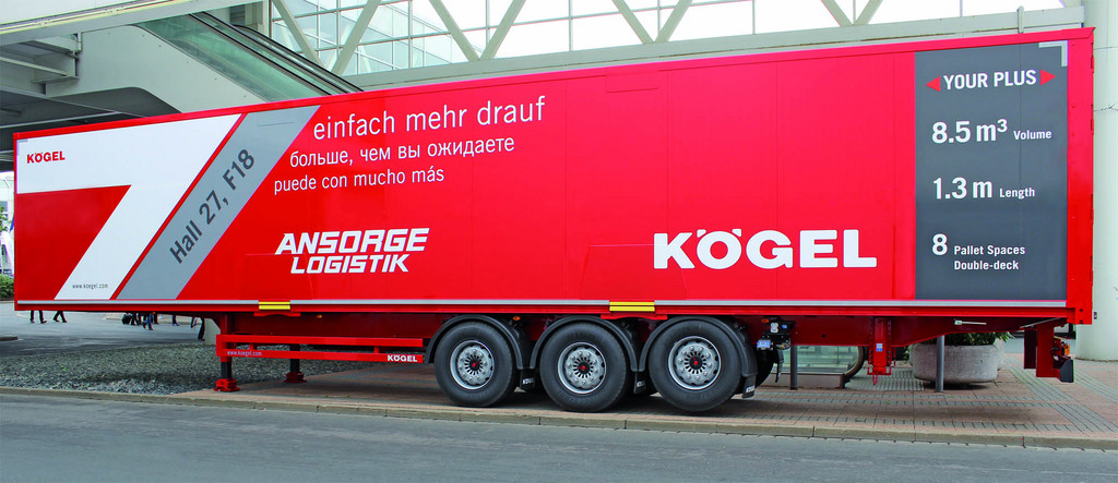 Ansorge setzt verlängerten Kögel Euro Trailer im Feldversuch ein