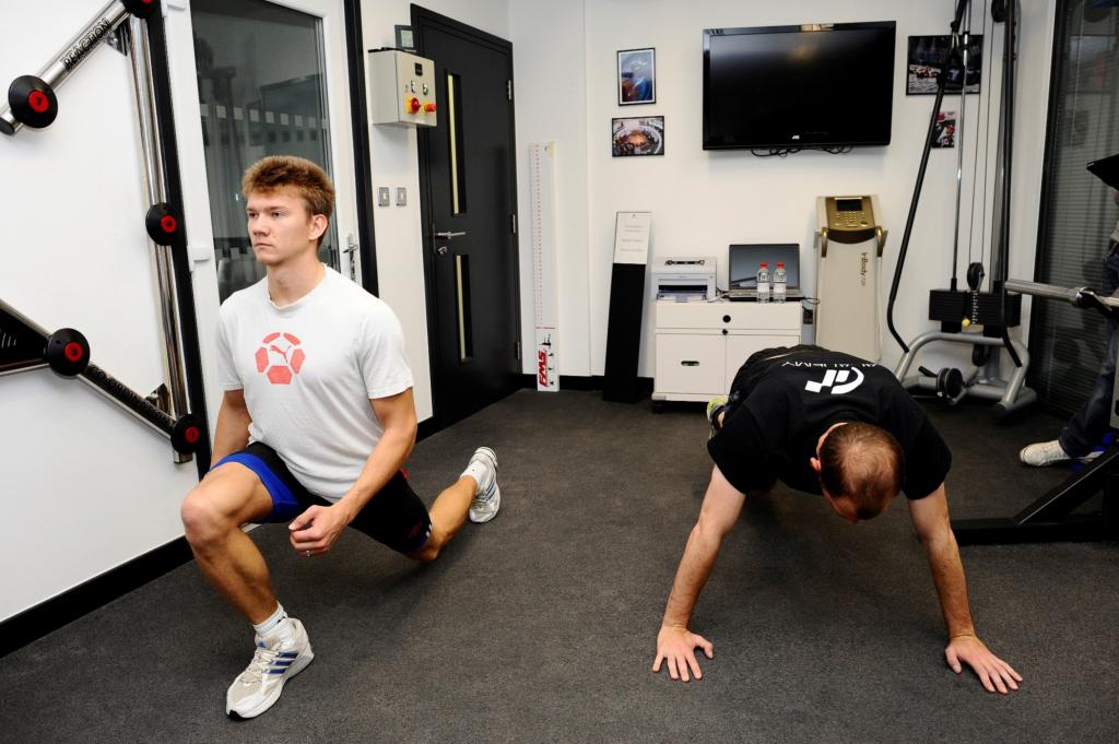 Auch Krafttraining gehört dazu
