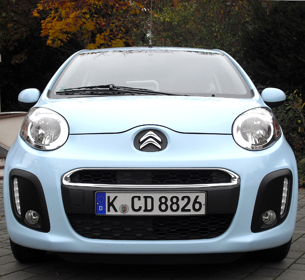 Citroën C1: Blick auf die Frontpartie. 