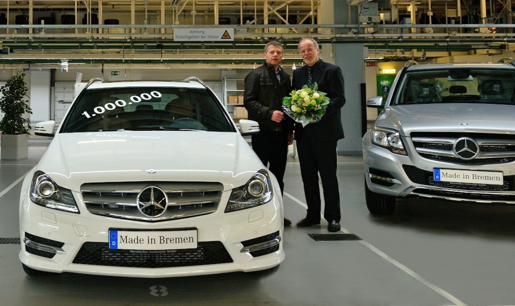 Einmillionste Mercedes-Benz C-Klasse aus Bremen