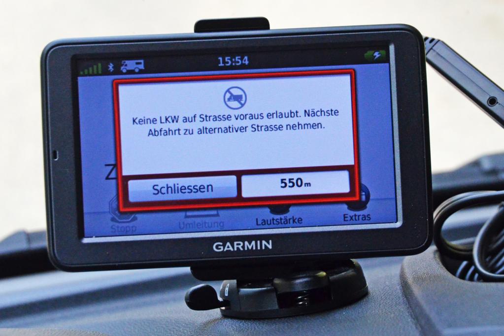 Garmin dezl 560LT: Ein Wohnmobil ist kein Lkw