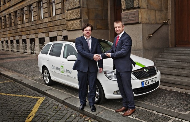 Handelsministerium fährt Skoda Octavia Green E Line