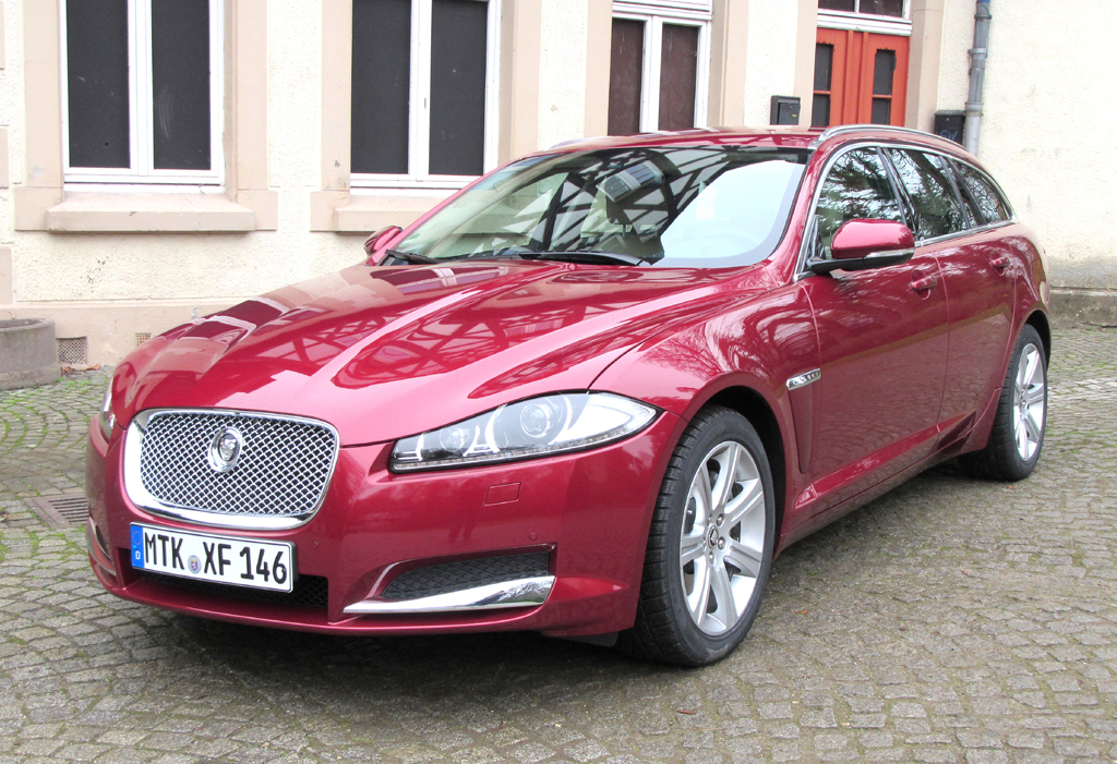Jaguars Sportbrake ist neben der Limousine die zweite XF-Variante. Foto: Grebe 