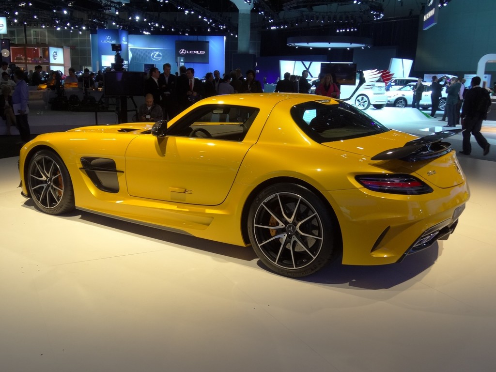 Los Angeles 2012: AMG mit knallgelbem Black Series-SLS