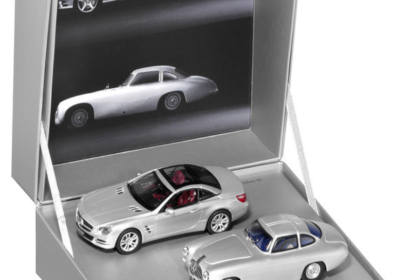 Modellauto-Doppelset zum 60. Geburtstag des Mercedes-Benz SL
